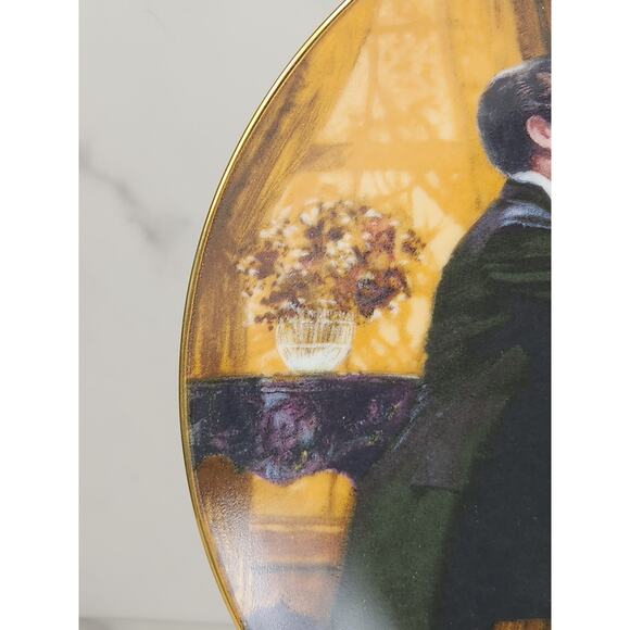 The Proposal Gone With The Wind Year 1988 Fine China 8 1/2" Wall Decor Plate Vtg - Picture 6 of 13